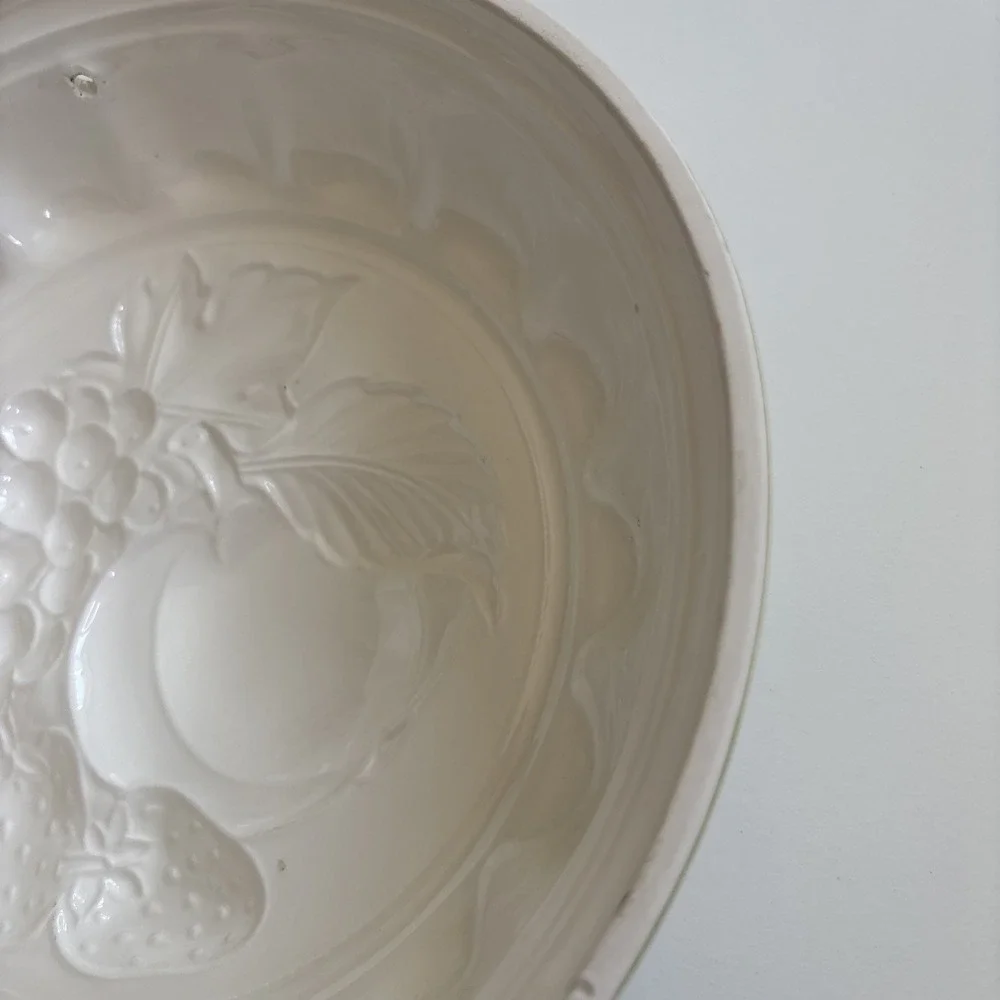 Vtg‎ Gailstyn-Sutton Towle Ceramic Jello Mold Fruit Cottage Core Granny Japan